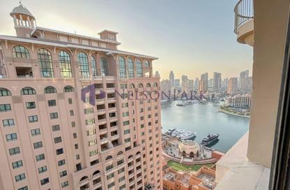 Apartment - 1 Bedroom - 2 Bathrooms for rent in East Porto Drive - Porto Arabia - The Pearl Island - Doha