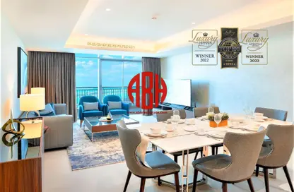 Apartment - 2 Bedrooms - 3 Bathrooms for rent in Abraj Bay - Abraj Quartiers - The Pearl Island - Doha