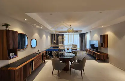 Apartment - 1 Bedroom - 1 Bathroom for rent in Lusail Residence - Marina District - Lusail
