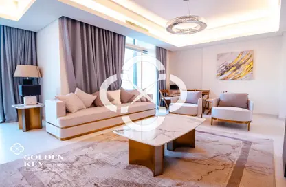 Apartment - 2 Bedrooms - 4 Bathrooms for rent in Crystal Residence - Gewan Island - The Pearl Island - Doha