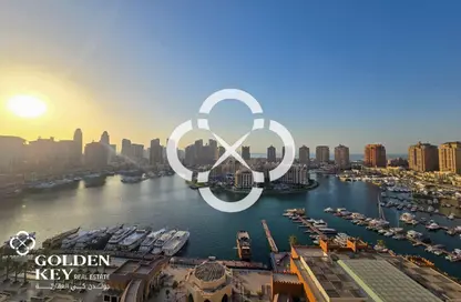 Apartment - 2 Bedrooms - 3 Bathrooms for sale in East Porto Drive - Porto Arabia - The Pearl Island - Doha