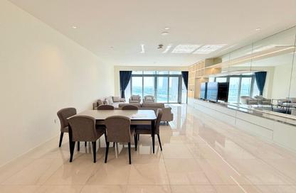 Apartment - 2 Bedrooms - 4 Bathrooms for rent in Seef Lusail Tower 1 - Seef Lusail - Lusail City - Lusail