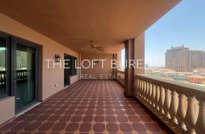 Apartment - 1 Bedroom - 2 Bathrooms for rent in East Porto Drive - Porto Arabia - The Pearl Island - Doha