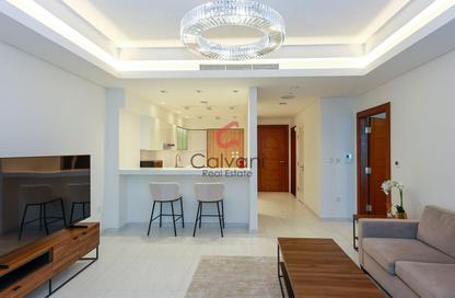 Apartment - 1 Bedroom - 2 Bathrooms for rent in Crystal Residence - Gewan Island - The Pearl Island - Doha