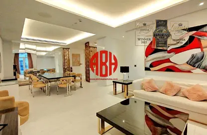 شقة - 2 غرف نوم - 3 حمامات للايجار في حدائق فلورستا - حدائق فلورستا - جزيرة اللؤلؤة - الدوحة