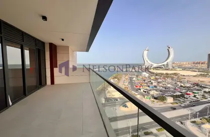 شقة - غرفة نوم - 2 حمامات للايجار في برج مارينا 12 - منطقة المارينا - الوسيل