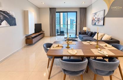 Apartment - 2 - 3 for rent in Lusail Marina Heights - Marina District - Lusail