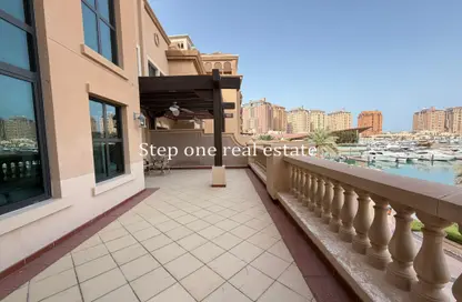 Townhouse - 4 Bedrooms - 4 Bathrooms for rent in East Porto Drive - Porto Arabia - The Pearl Island - Doha