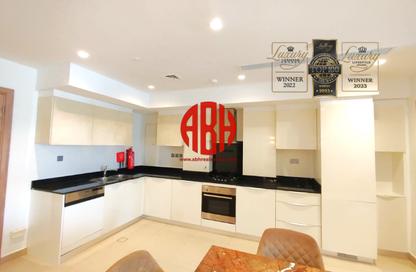 Apartment - 1 Bedroom - 2 Bathrooms for rent in Lusail Marina Heights - Marina District - Lusail