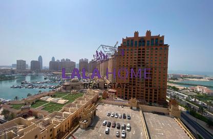Apartment - 1 Bedroom - 2 Bathrooms for rent in East Porto Drive - Porto Arabia - The Pearl Island - Doha