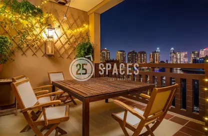 تاون هاوس - غرفة نوم - 2 حمامات للبيع في منازل تاون هاوس - بورتو أرابيا - جزيرة اللؤلؤة - الدوحة