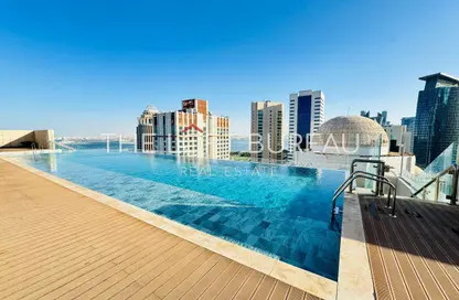 شقة - 3 غرف نوم - 4 حمامات للايجار في برج وست باي - الخليج الجنوبي - الخليج الغربي - الدوحة