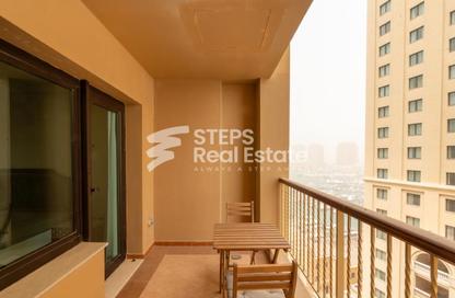 Apartment - 1 Bedroom - 2 Bathrooms for rent in West Porto Drive - Porto Arabia - The Pearl Island - Doha