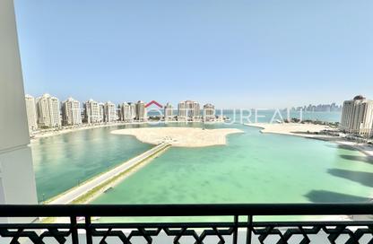 Apartment - 3 Bedrooms - 4 Bathrooms for rent in Viva Central - Viva Bahriyah - The Pearl Island - Doha