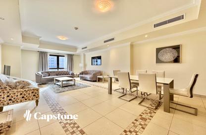 Apartment - 1 Bedroom - 2 Bathrooms for rent in Marina Gate - Porto Arabia - The Pearl Island - Doha