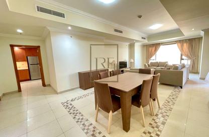 Apartment - 1 Bedroom - 2 Bathrooms for rent in East Porto Drive - Porto Arabia - The Pearl Island - Doha