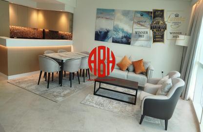 Apartment - 1 - 2 for rent in Lusail Marina Heights - Marina District - Lusail