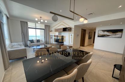 Apartment - 2 Bedrooms - 4 Bathrooms for rent in Lusail Marina Heights - Marina District - Lusail