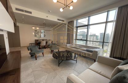 Apartment - 2 Bedrooms - 4 Bathrooms for rent in Lusail Marina Heights - Marina District - Lusail