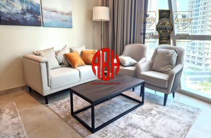Apartment - 1 - 2 for rent in Lusail Marina Heights - Marina District - Lusail