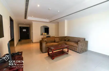 شقة - غرفة نوم - 2 حمامات للايجار في طريق بورتو الغربي - بورتو أرابيا - جزيرة اللؤلؤة - الدوحة