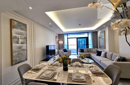 Apartment - 2 Bedrooms - 3 Bathrooms for rent in Lusail Marina Heights - Marina District - Lusail