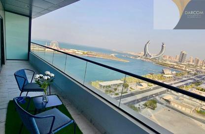 Apartment - 2 Bedrooms - 3 Bathrooms for rent in Lusail Marina Heights - Marina District - Lusail