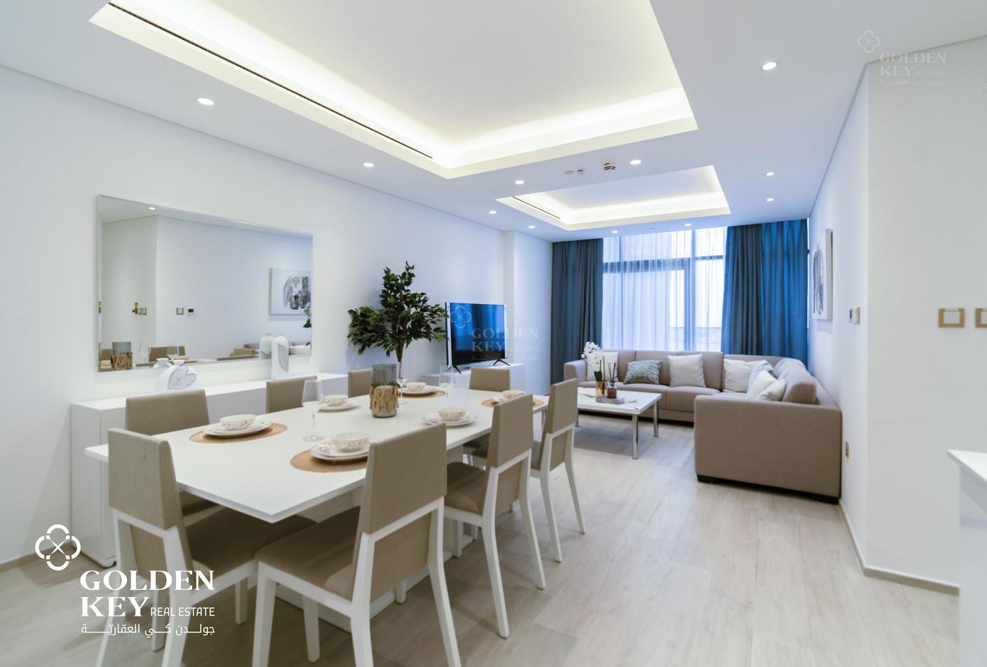 Luxury Tower | Bills Included| Furnished 3 Bedroom