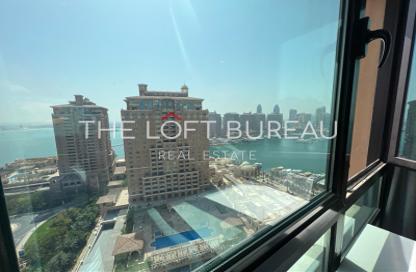 Apartment - 1 Bedroom - 2 Bathrooms for rent in Jumanah Tower 29 - Porto Arabia - The Pearl Island - Doha