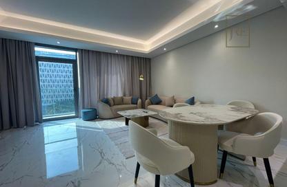 Apartment - 2 Bedrooms - 3 Bathrooms for rent in Lusail Marina Heights - Marina District - Lusail