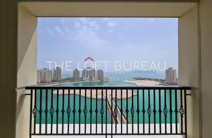 Apartment - Studio - 1 Bathroom for rent in Viva Central - Viva Bahriyah - The Pearl Island - Doha