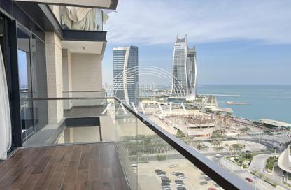 Apartment - 2 Bedrooms - 3 Bathrooms for rent in Lusail Marina Heights - Marina District - Lusail