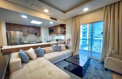 Apartment - 2 Bedrooms - 2 Bathrooms for rent in City Avenue Building A - City Avenue - Al Erkyah City - Lusail