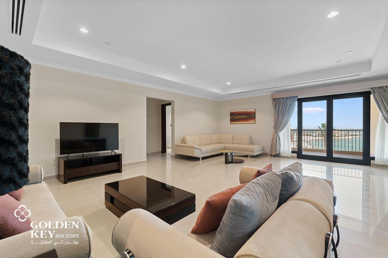 Luxury 2BR with Balcony | Include Qatar cool
