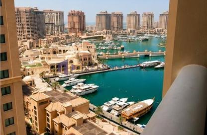 Apartment - 1 Bedroom - 2 Bathrooms for rent in East Porto Drive - Porto Arabia - The Pearl Island - Doha