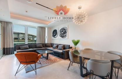 Apartment - 2 - 3 for rent in Lusail Marina Heights - Marina District - Lusail