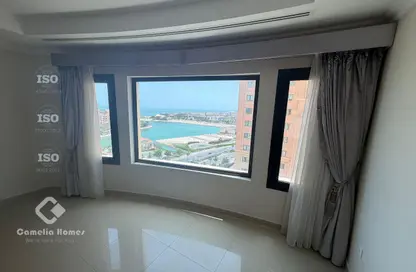 شقة - غرفة نوم - 1 حمام للايجار في طريق بورتو الغربي - بورتو أرابيا - جزيرة اللؤلؤة - الدوحة