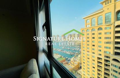 Apartment - 1 Bedroom - 2 Bathrooms for rent in Tower 29 - Porto Arabia - The Pearl Island - Doha