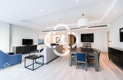 Hotel Apartments - 3 Bedrooms - 4 Bathrooms for rent in West Bay Tower - West Bay - West Bay - Doha