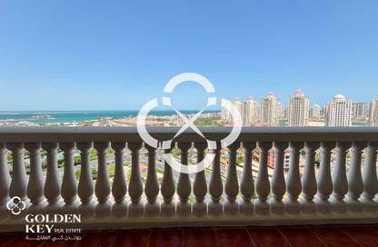 Apartment - 2 Bedrooms - 3 Bathrooms for rent in West Porto Drive - Porto Arabia - The Pearl Island - Doha Apartment - 2 Bedrooms - 3 Bathrooms for rent in West Porto Drive - Porto Arabia - The Pearl Island - Doha