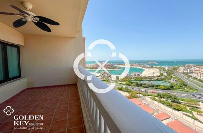 Apartment - 2 Bedrooms - 3 Bathrooms for rent in West Porto Drive - Porto Arabia - The Pearl Island - Doha Apartment - 2 Bedrooms - 3 Bathrooms for rent in West Porto Drive - Porto Arabia - The Pearl Island - Doha