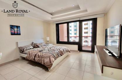 Apartment - Studio - 1 Bathroom for rent in West Porto Drive - Porto Arabia - The Pearl Island - Doha Apartment - Studio - 1 Bathroom for rent in West Porto Drive - Porto Arabia - The Pearl Island - Doha