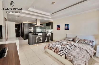 Apartment - Studio - 1 Bathroom for rent in West Porto Drive - Porto Arabia - The Pearl Island - Doha Apartment - Studio - 1 Bathroom for rent in West Porto Drive - Porto Arabia - The Pearl Island - Doha