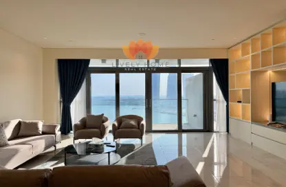 Apartment - 2 Bedrooms - 4 Bathrooms for rent in Seef Lusail Tower 1 - Seef Lusail - Lusail City - Lusail