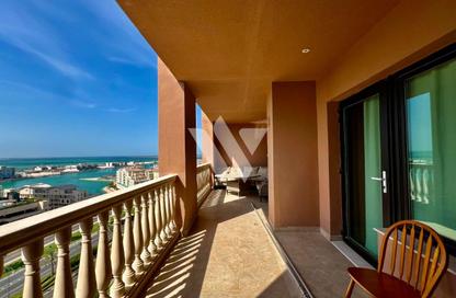 Apartment - 2 Bedrooms - 3 Bathrooms for rent in East Porto Drive - Porto Arabia - The Pearl Island - Doha