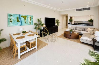 Townhouse - 1 Bedroom - 2 Bathrooms for rent in Viva West - Viva Bahriyah - The Pearl Island - Doha