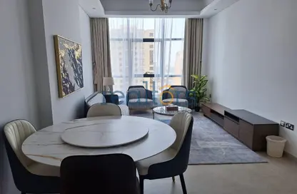 Apartment - 2 Bedrooms - 2 Bathrooms for rent in Lusail Marina Heights - Marina District - Lusail