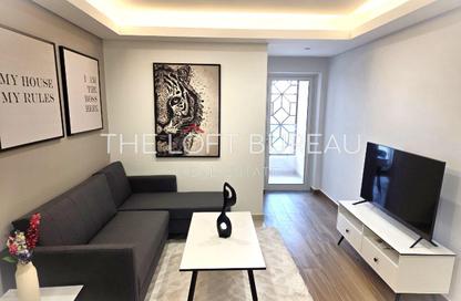 Apartment - 1 Bedroom - 2 Bathrooms for rent in Seef Lusail Tower 1 - Seef Lusail - Lusail City - Lusail