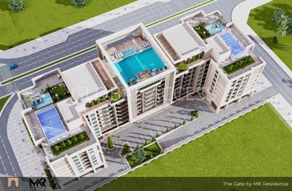 Apartment - 1 Bedroom - 2 Bathrooms for sale in The Gate by MK Residence - Fox Hills - Lusail