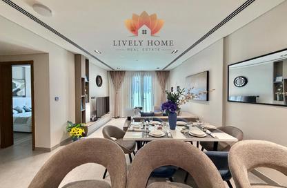Apartment - 1 - 2 for rent in Lusail Marina Heights - Marina District - Lusail